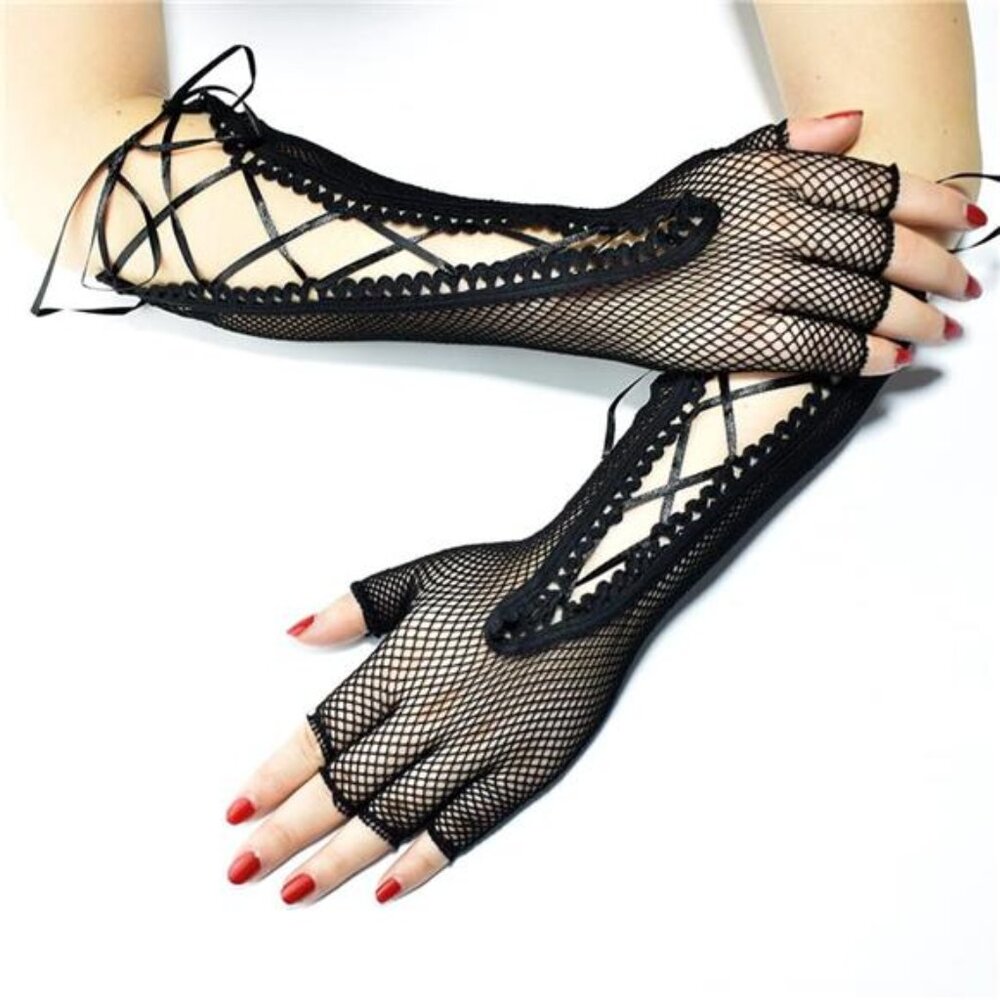 Lace Arm Warmers Lace Gloves for Women - Picture 6 of 7
